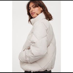 NWT H&M Boxy Puffer Jacket